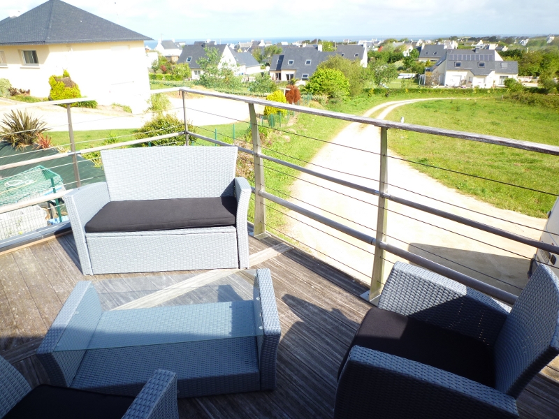 Terrase Sud avec parasol